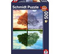 Schmidt , The Seasons Tree Puzzle - 500pc, Puzzle, Ages 12+, 1 Players