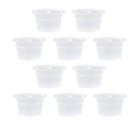 500 Pièces Tasse D'encre Blanche en Plastique | Conteneur à Pigment, Facile à Ranger Nettoyer, pour Amateurs et Artistes Professionnels
