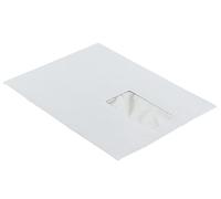 500 pochettes d'éxpédition blanches B5, 176 x 250 mm, fermeture adhésive, avec fenêtre, rabat droit, Enveloppe 24, Blanke Briefhüllen