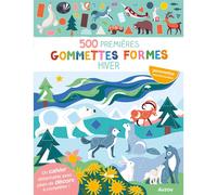 500 premières gommettes formes - hiver