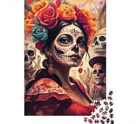 500 Puzzles en Bois « Hommage aux ancêtres » pour Adultes et Adolescents, Jeux de Famille, Cadeaux de Noël, 500 pièces (52 x 38 cm)