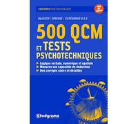 500 qcm et tests psychologiques