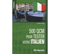 500 qcm pour tester votre italien