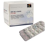 500 Rapid comprimés (50 bandes) by piscine Total | qualité de la marque LOVI Bond tintometer | comprimés de rechange pour piscine Testeur manuelle (schüttel Box) DPD 4 Rapid
