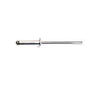 500 Rivets Aveugles Tête Ronde 4.8 x 10 mm - GORIVET ALX TRS - Aluminium/Acier - D-Work