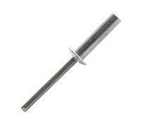 500 rivets étanches à aluminium/inox A2 à tête plate à Ø4,8x9,5mm - SCELL-IT - WND4809-BC