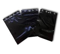 500 Sachet zip noir 100 x 150 mm 10 X 15 cm Sachets zip opaque résistant UV 60 μ sachet plastique anti UV lumière sachet compatible alimentaire congélation sachet graine sachet conservation