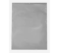 500 sachets à fermeture zip format 420 x 535 mm 42 x 53.5 cm pochette zip qualité alimentaire aux normes CEE 50 microns grand sachet congélation prélèvement solide recyclable avec trou de suspension