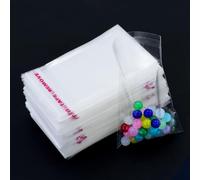 500 sachets en plastique auto-adhésifs en cellophane transparent,6 x 8cm,Sachet Emballage,Petits sacs de Noël pour biscuits,bonbons,noix,chocolat,bijoux,boucles d'oreilles