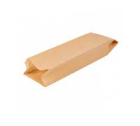 500 Sacs Sachets Paninis Hot Dog en Kraft Brun 9 + 5,5 x 35 cm - Spécial Grill et Four - Papier Ingraissable Résistant - D-Work