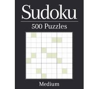 500 Sudoku Puzzles Book: Medium Large Print Sudoku for Adults to Relax and Train Your Brain