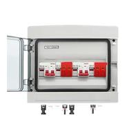 500 V - 2 entrées - 2 sorties - 2 cordes pour systèmes d'énergie solaire indépendants du réseau - Baies photovoltaïques - Boîtier combiné photovoltaïque - Disjoncteur (DC MCB 50 A)