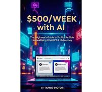 $500/Week with AI: The Beginner’s Guide to Profitable Side Hustles Using ChatGPT & Midjourney