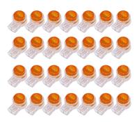 500 x Connecteur UY épissure Bout à Bout pour Fil de Téléphone Jaune 2