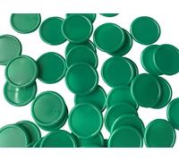 500 x jetons pour boissons, bons-cadeaux, jetons de récompense pour poker de 25 mm (Vert)