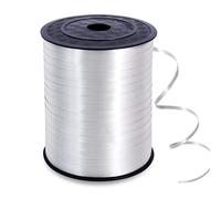 500 Yards Curling Ribbon-Balloon Ribbon-Balloon String pour Art&Craft Decor, Gift Wrapping, Ribbons and Bows for Christmas New Year Birthday Gifts (Argent)