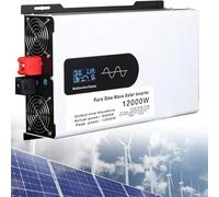5000/6000/8000/10000/12000W Convertisseur Pur Sinus De Tension,12V/24V/48V/60V/72V/96V DC À 110/220v AC Voiture Solaire Power Inverter Sinusoïdale DC AC, Onduleur Transformateur