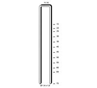 5000 AGRAFES Z-64 GALVA 12µ - ASLAFIX - 6Z-641CE
