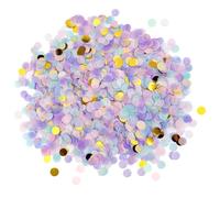 5000 Confettis Décoration de Table - 50g, 1cm Rond - Idéal pour Anniversaires, Mariages, Baby-Shower & Réveillon - Parfait pour Décoration de Tables, Cadeaux & Ballons