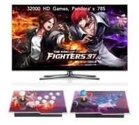 [5000 jeux en 1] Boîte Pandora 30S Rétro Jeux Arcade Console de jeu avec deux hôtes séparés Compatible PC & Projecteur & TV Jeux 3D 1 à 4 joueurs Catégorie Favorite Liste
