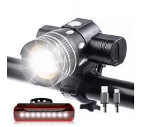 5000 Lumen Bike Headlight, Rechargeable, Waterproof LED Bike Light, High Brightness 6 Hours, Road Cycling Mountain Safety Suburban