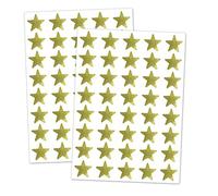 5000 Pièces, Étoile Gommettes Autocollants Dorées Brillants - 15 mm