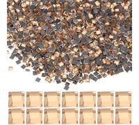 5000 Pièces Mini Mosaïque Décorative en Verre | Accessoire Léger, Brillance Vive, Pose Facile, pour Ongles Artificiels, Vacances D'été Rendez-vous Quotidiens