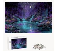 5000 Pièces Puzzle Adulte - Fabrication en Bois Robuste (Pièces Standards) - Violet & Ciel étoilé - 181x105cm - Décoration Murale et Détente - Article de Loisir Créatif pour Les 14 Ans et Plus P3#285
