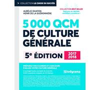 5000 qcm de culture générale 2017/2018