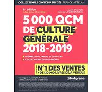 5000 QCM de culture générale 2018-2019