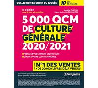 5000 QCM de culture générale 2020-2021