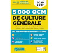 5000 QCM de culture générale - Concours et examens 2026-2027
