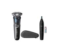 Philips 5000 Series S5889 - Special Edition - rasoir - sans fil - brun cuir - avec tondeuse de précision Philips SmartClick Brun cuir G