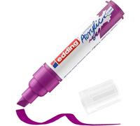 5000 Wide Acrylic Marker - Black - 1 Waterproof Acrylic Pen - Wide Chisel Tip 5-10 Mm