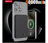 50000mAh batterie externe magnétique sans fil charge rapide affichage de la batterie Portable pour MagSafe pour IPhone Samsung