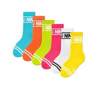[5000610101] Zooksy Pack 6 Paires Chaussettes Sportives NINETIES Antidérapant...