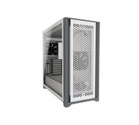 Boîtier PC - CORSAIR - CC-9011211-WW - ATX 5000D AIRFLOW - Moyen-tour en verre trempé - Blanc