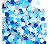 5000PCS Paquets confettis de Mariage Probuk 2.5cm 60g Confettis Ronds Multicolores Tissus Papier Confettis Décoration de Table pour Mariage, Anniversaire, Saint-Valentin, Ballons Et Autres Décorations