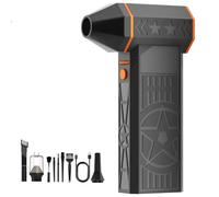 5000w Thermal Snow Blower, Efficient Turbine Tech, Mini Turbo Snow Blower, 3 Gear Adjustable, Strong Airflow, for Drying, Dust Snows Removal Cleaning (Vacuum Cleaner Set)