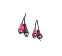 50025 Câble RCA Femelle x2,RCA Mâle x2 1,5m Goobay