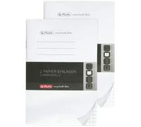 [50033812] herlitz Recharge pour cahier de notes Flex A6 2 x 40 feuilles à po...