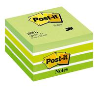 [50035-GREEN] Post-it Bloc Cube 450 feuilles 76x76mm Vert pastel