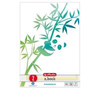 Bloc de travail - HERLITZ - A4 - 50 feuilles - Papier recyclé - Motif panda