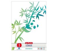 [50039913] herlitz Bloc de cours GREENline A4, 50 feuilles, réglure 3