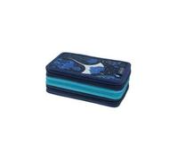 [50043415] herlitz Étui scolaire TriCase "Deep Ocean", 31 pièces