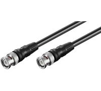 [50074] Goobay Câble de connexion Audio Vidéo BNC Mâle Mâle 5 m Noir