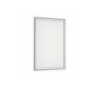 500823 Cadre de mur 450 x 625 mm Rectangle Argent Aluminium