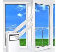 500cm Kit de Calfeutrage Climatiseur Mobile pour Porte Fenetre, Kit Calfeutrage Climatiseur Fonctionne avec Toutes les Unités de Climatisation Mobiles et Sèche-linge, Installation Facile