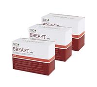 500cosmetics Breast - complément Naturel pour augmenter et raffermir la poitrine féminine - ingrédients 100% naturelles - fabriqué dans l'UE - 60 tablettes (3)