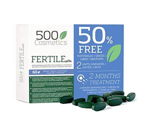 500Cosmetics Fertile - Supplément alimentaire naturel pour augmenter la fertilité, la qualité du sperme et de l’espoir - Fabriqué dans l’UE - 30 Comprimés. (2)
